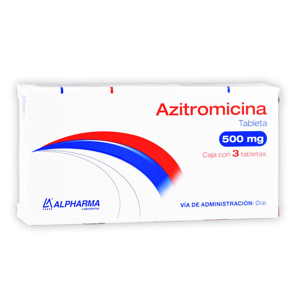 AZITROMICINA (Alpharma) c/3 TABS. 500 MG.