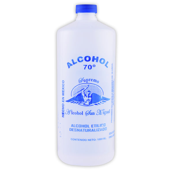 ALCOHOL ETÍLICO Desnaturalizado (S.Miguel) 70° G.L. 1000 ML.
