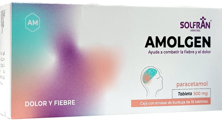 AMOLGEN c/10 TABS. 500 MG.