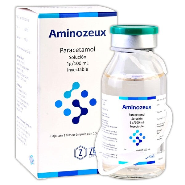 AMINOZEUX Sol. Iny. c/1 FCO. AMP. 100 ML. 1 G/100 ML.