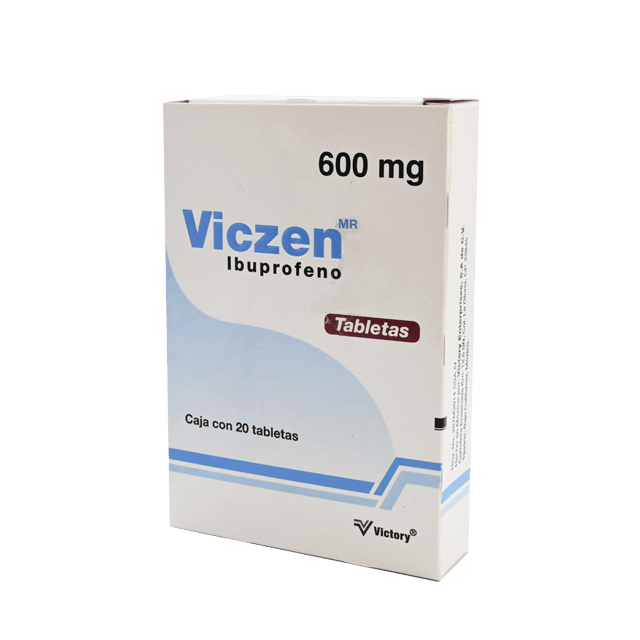 VICZEN Caja c/20 TABS. 600 MG.