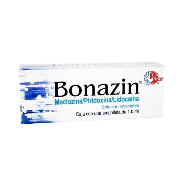 BONAZIN Sol. Iny. c/1 AMPTA. 25-50-20 MG/1 ML.