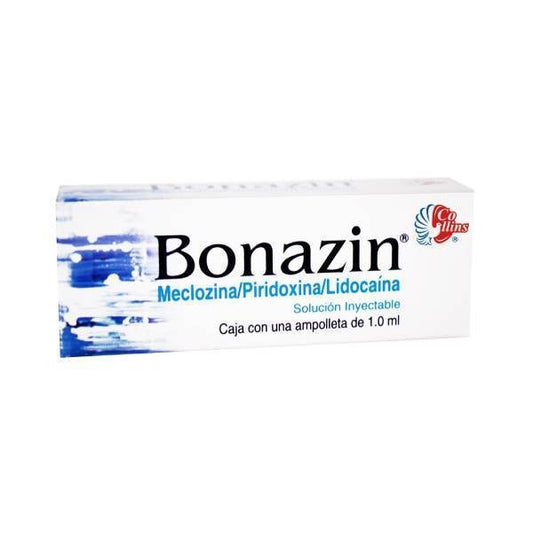 BONAZIN Sol. Iny. c/1 AMPTA. 25-50-20 MG/1 ML.