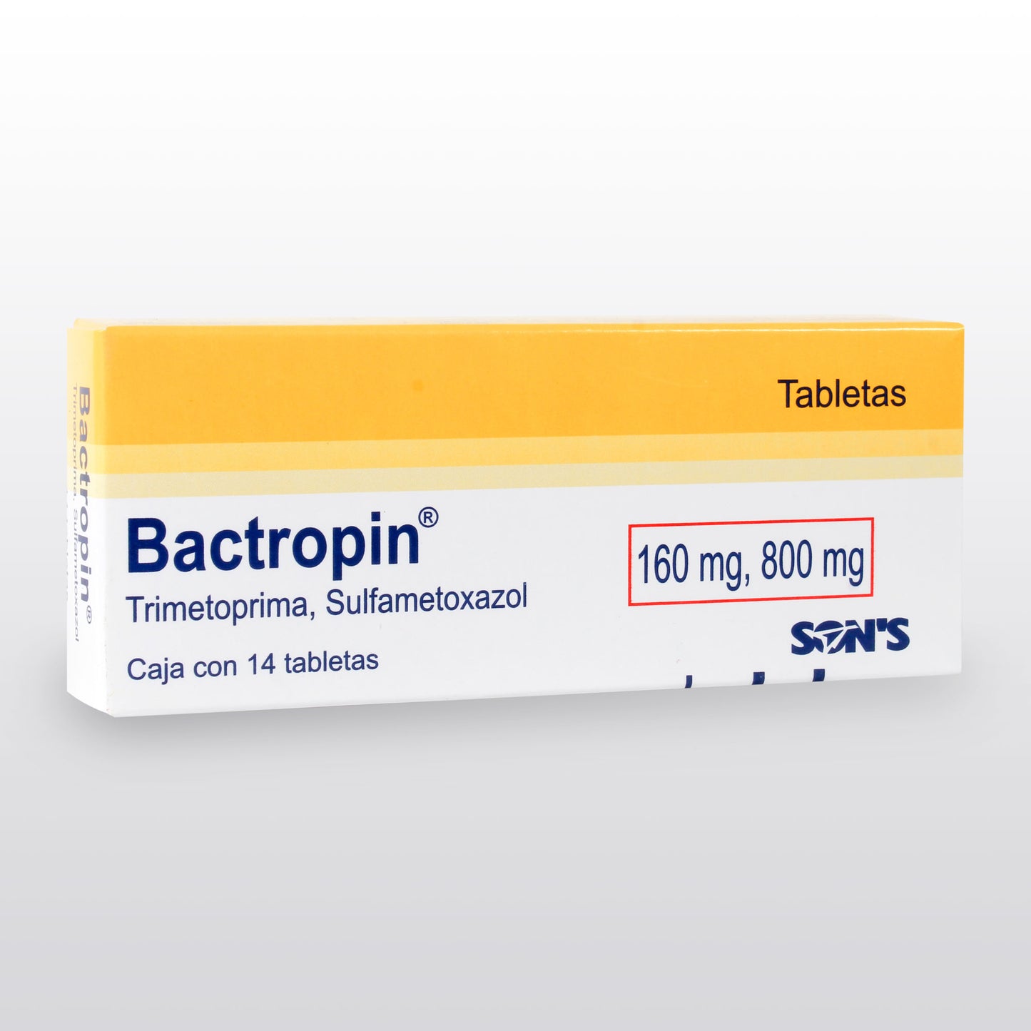 BACTROPIN c/14 TABS. 160/800 MG.