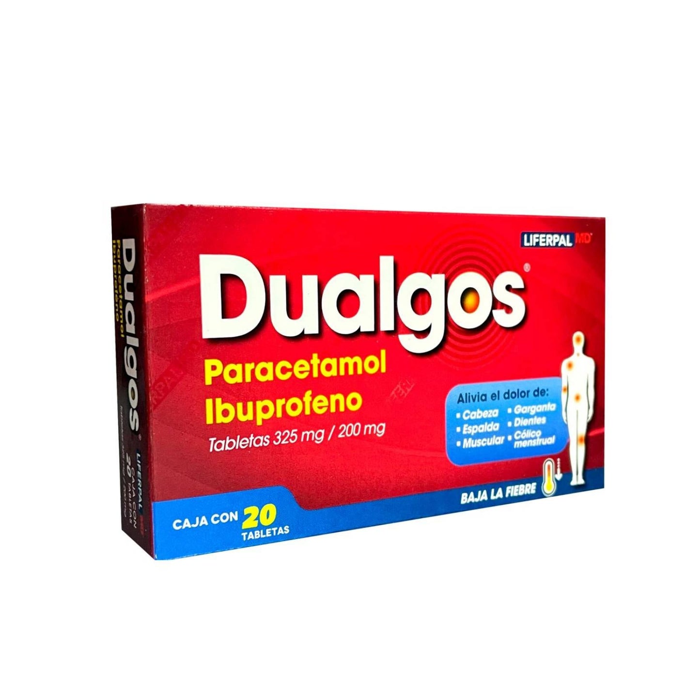 DUALGOS c/20 TABS. 325/200 MG.