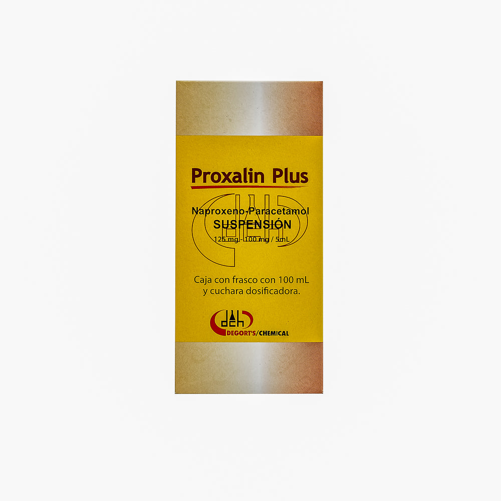 PROXALIN PLUS SUSP. Fco. 100 ML. 125-100 MG/5 ML.