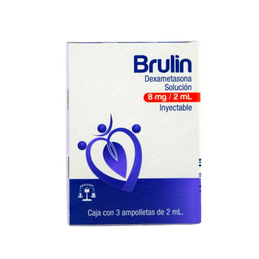 BRULIN Sol. Iny. c/3 AMPTAS. 8 MG/2 ML.