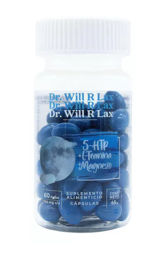 5-HTP/L-TEANINA/MAGNESIO (Dr. Will) c/60 CAPS. 750 MG.