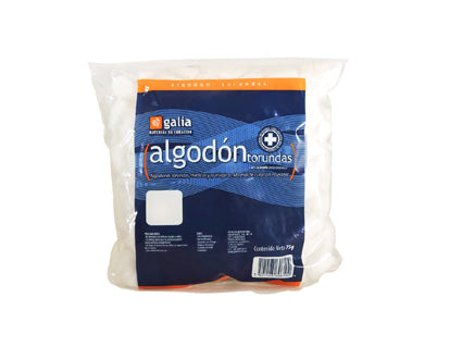 ALGODON TORUNDAS (Galia) Bolsa c/ 75 G.