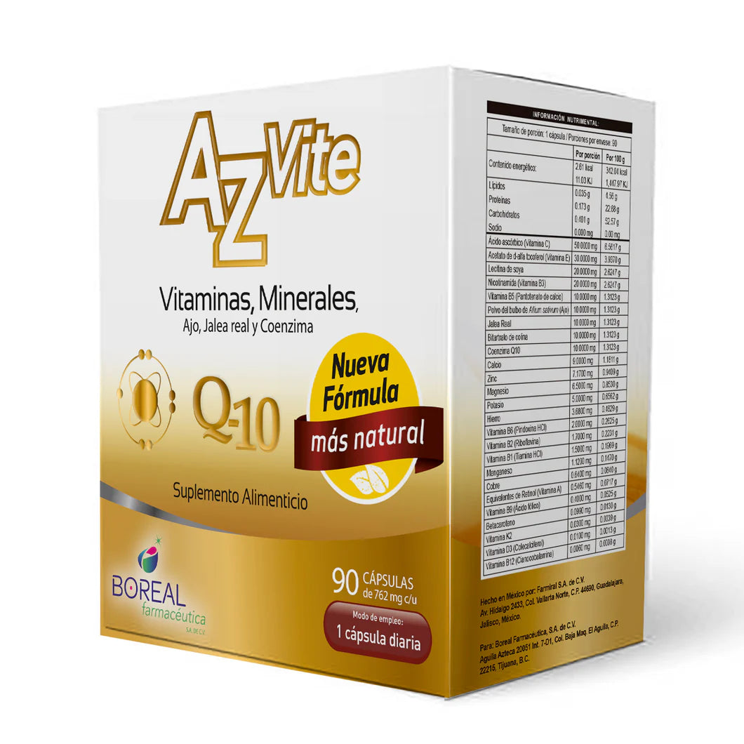 AZVITE Q-10 c/90 CAPS. 647 MG.