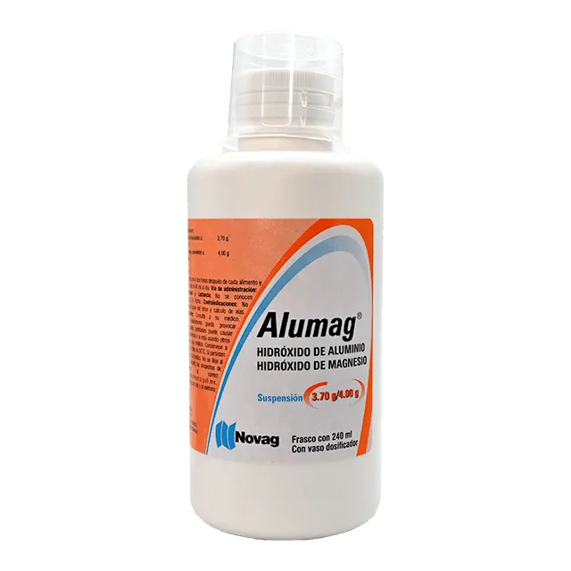 ALUMAG SUSP. Fco. 240 ML. 3.7-4.0 G/100 ML.