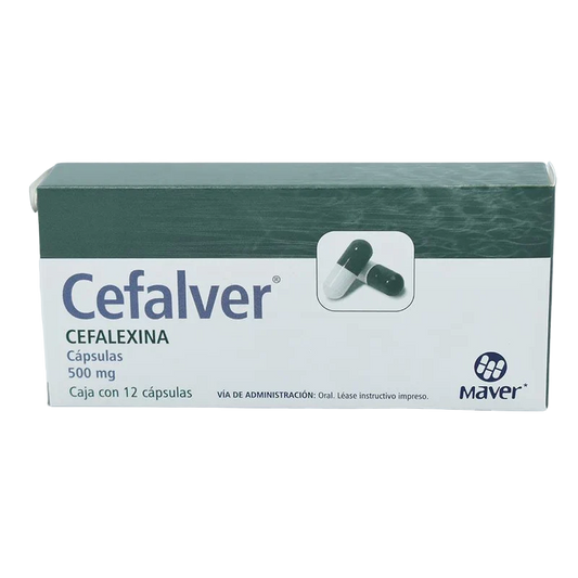 CEFALVER c/12 CAPS. 500 MG.
