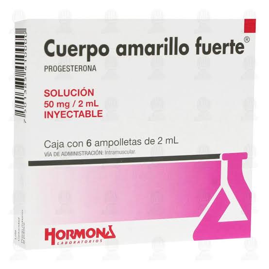 CUERPO AMARILLO FUERTE Sol. Iny. c/6 AMPTAS. 50 MG/2 ML.