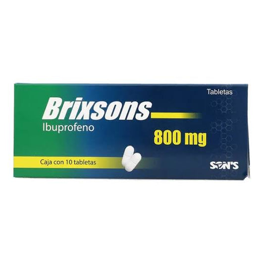 BRIXSONS c/10 TABS. 800 MG.