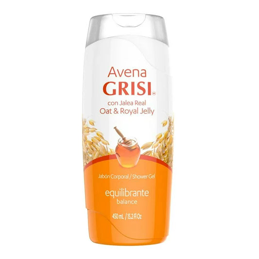 AVENA GRISI c/JALEA REAL Jabón Liquido Corporal EQUILIBRANTE 450 ML.
