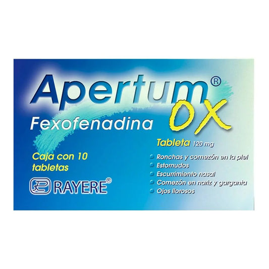 APERTUM-OX c/10 TABS. 120 MG.