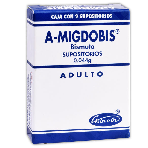 A-MIGDOBIS Adulto c/2 SUPOSITORIOS 0.044 G.