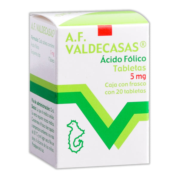 A.F. VALDECASAS c/20 TABS. 5 MG.