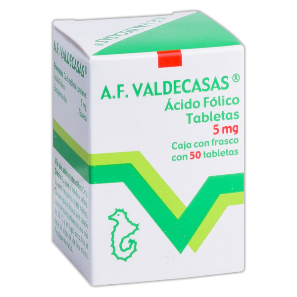 A.F. VALDECASAS c/50 TABS. 5 MG.