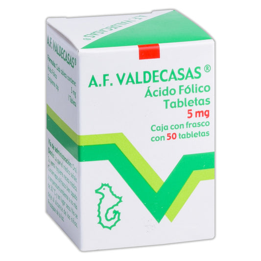 A.F. VALDECASAS c/50 TABS. 5 MG.