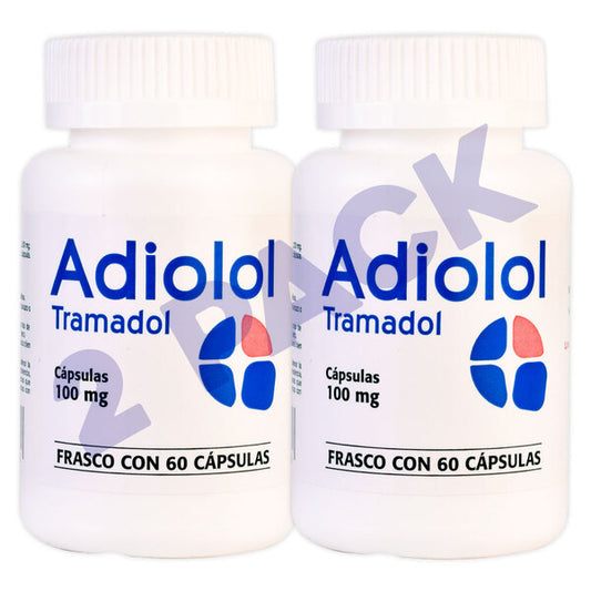 ADIOLOL Fco. c/60 CAPS. 100 MG. (2 Pack)