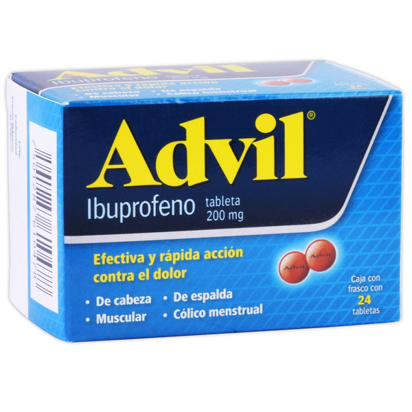 ADVIL c/24 TABS. 200 MG.