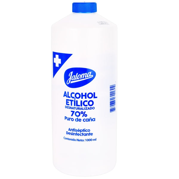 ALCOHOL ETÍLICO Desnaturalizado (Jaloma) 70% Fco.1000 ML.