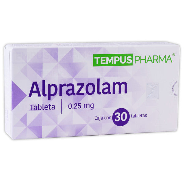 ALPRAZOLAM (TempusPharma) c/30 TABS. 0.25 MG.