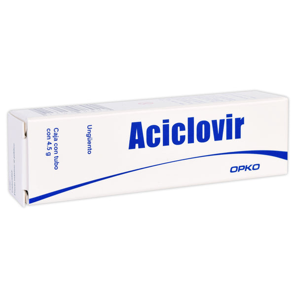 ACICLOVIR (Opko) Ungüento Oft. TUBO c/4.5 G. 30 MG/1 G.