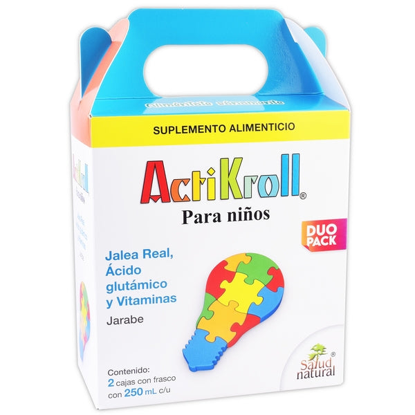 ACTIKROLL JARABE Para Niños 250 ML. (Duo Pack)