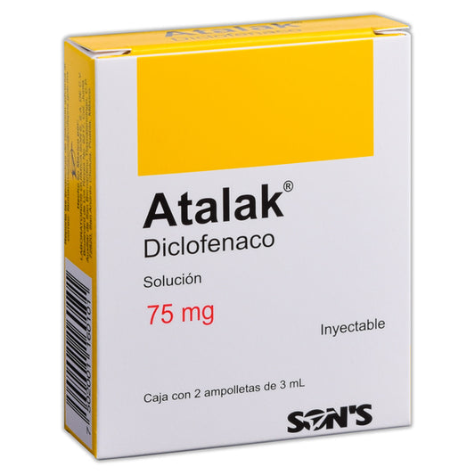 ATALAK Sol. Iny. c/2 AMPTAS. 75 MG/3 ML.