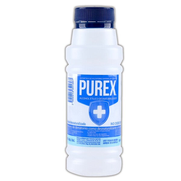 ALCOHOL ETÍLICO Desnaturalizado (Purex) 70° G.L. 125 ML.