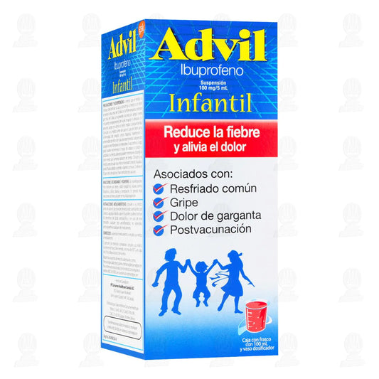 ADVIL SUSP. Infantil Fco. 100 ML. 100MG/5 ML.