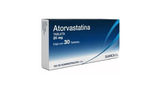 ATORVASTATINA (Suanca) c/30 TABS. 20 MG.