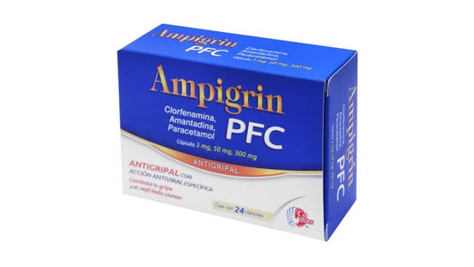 AMPIGRIN PFC Cja. c/24 CAPS. 3/50/300 MG.
