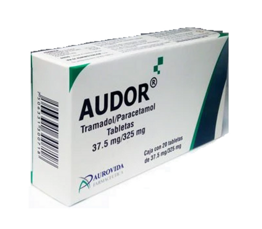 AUDOR c/20 TABS. 37.5/325 MG.