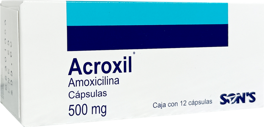 ACROXIL c/12 CAPS. 500 MG.