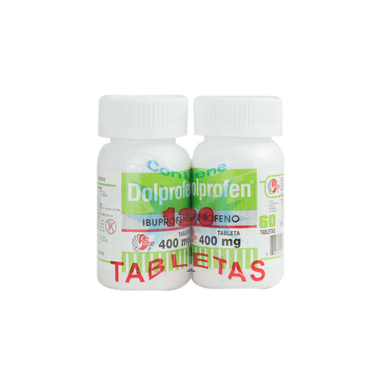 DOLPROFEN c/60 TABS. 400 MG. (2 Pack)
