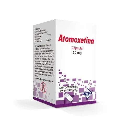 ATOMOXETINA (Ultra) c/14 CAPS. 60 MG.