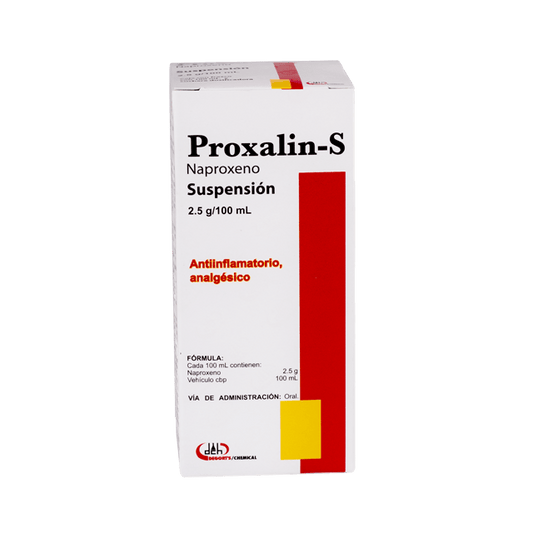 PROXALIN-S SUSP. Fco. 100 ML. 2.5 G/100 ML.