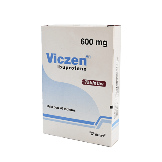 VICZEN Caja c/20 TABS. 600 MG.