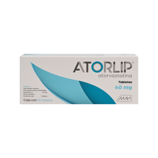 ATORLIP c/10 TABS. 40 MG.