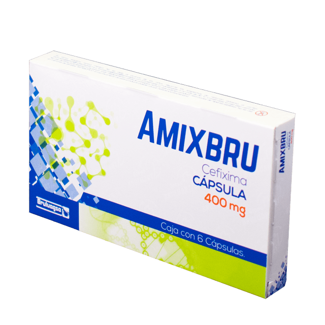 AMIXBRU c/6 CAPS. 400 MG.