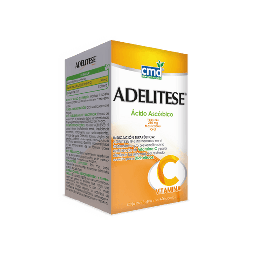 ADELITESE c/60 TABS. Masticables 250 MG.