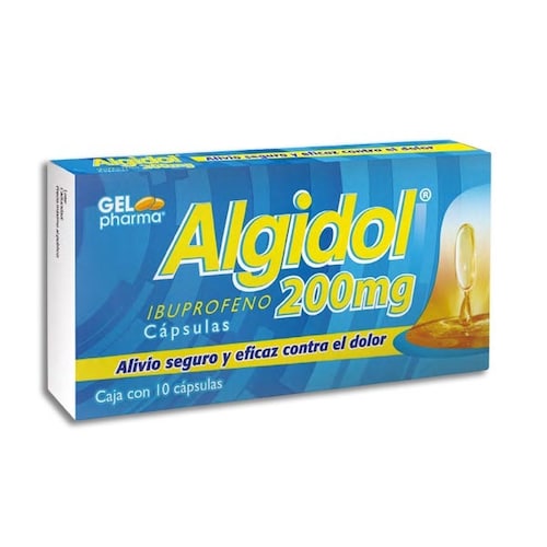 ALGIDOL c/10 CAPS. 200 MG.