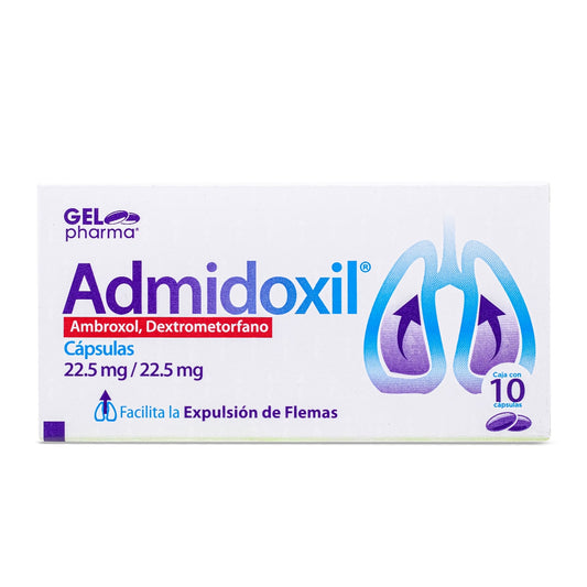 ADMIDOXIL c/10 CAPS. 22.5/22.5 MG.