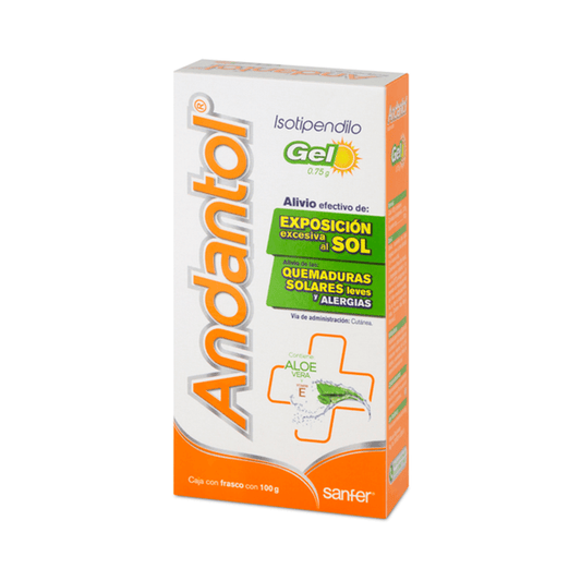 ANDANTOL GEL Fco. 100 G. 0.75 G/100 G.