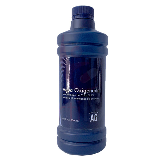 AGUA OXIGENADA (AG) SOLUCION al 3.5% Fco. 500 ML.