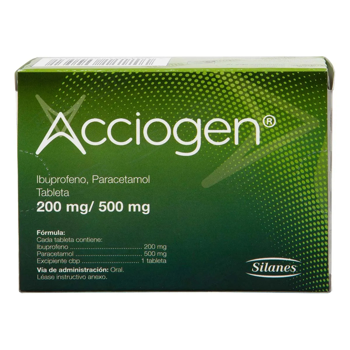 ACCIOGEN c/20 TABS. 200/500 MG.