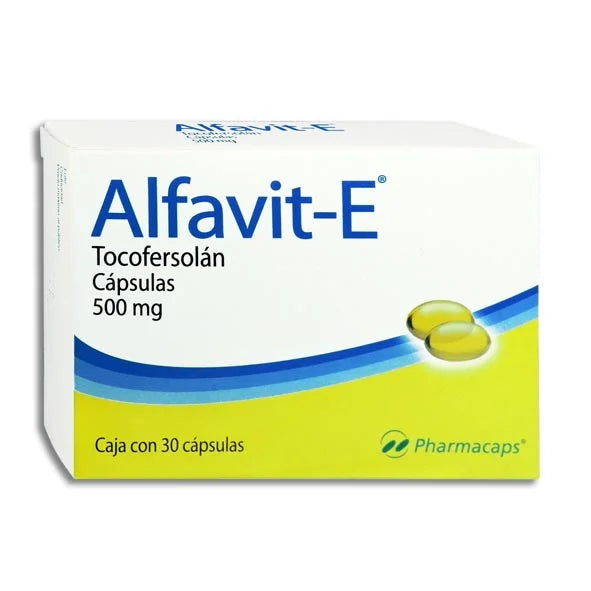 ALFAVIT-E c/30 CAPS. 500 MG.